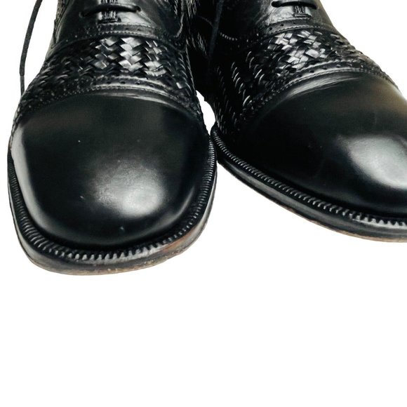 Magnanni Ligo Cuero Woven Shoes Black Size 8 main image 4